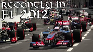 Recently In F1 2012
