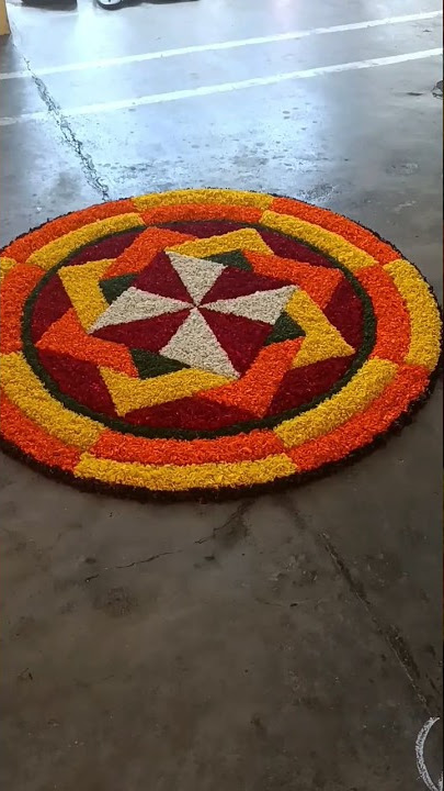 pookalam( flower mat) 🥰🥰🥰 #happyonam #pookalam .. 2023..