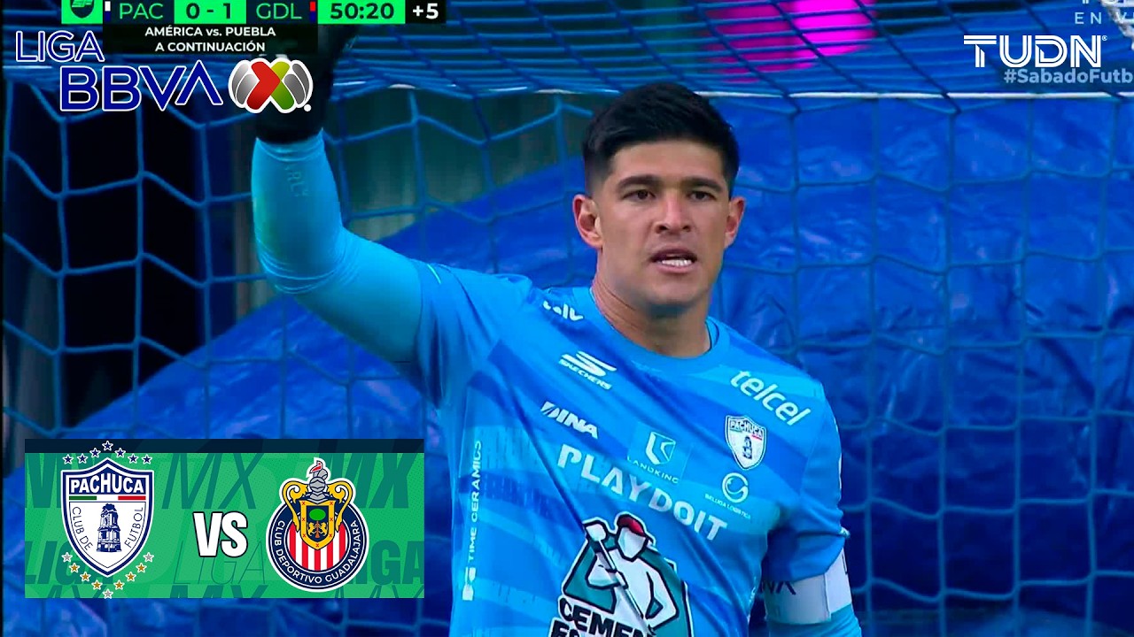¡Moreno evita el 2º del Guadalajara! | Pachuca 0-1 Chivas | Liga MX - Jornada 6 Apertura 2026 | TUDN