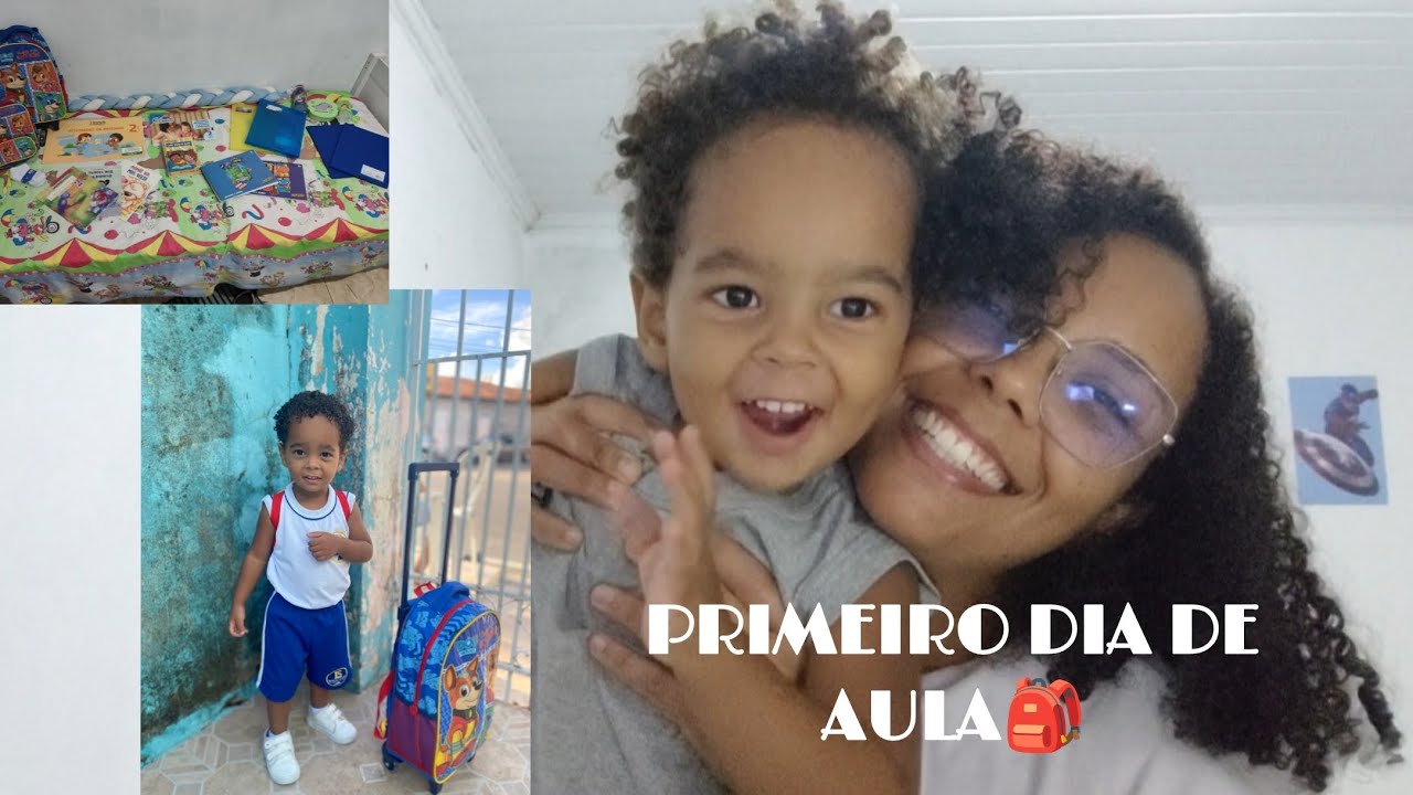 PRIMEIRO DIA DE AULA DO MEU FILHO | AMOSTRANDO OS MATERIAIS ESCOLARES ...