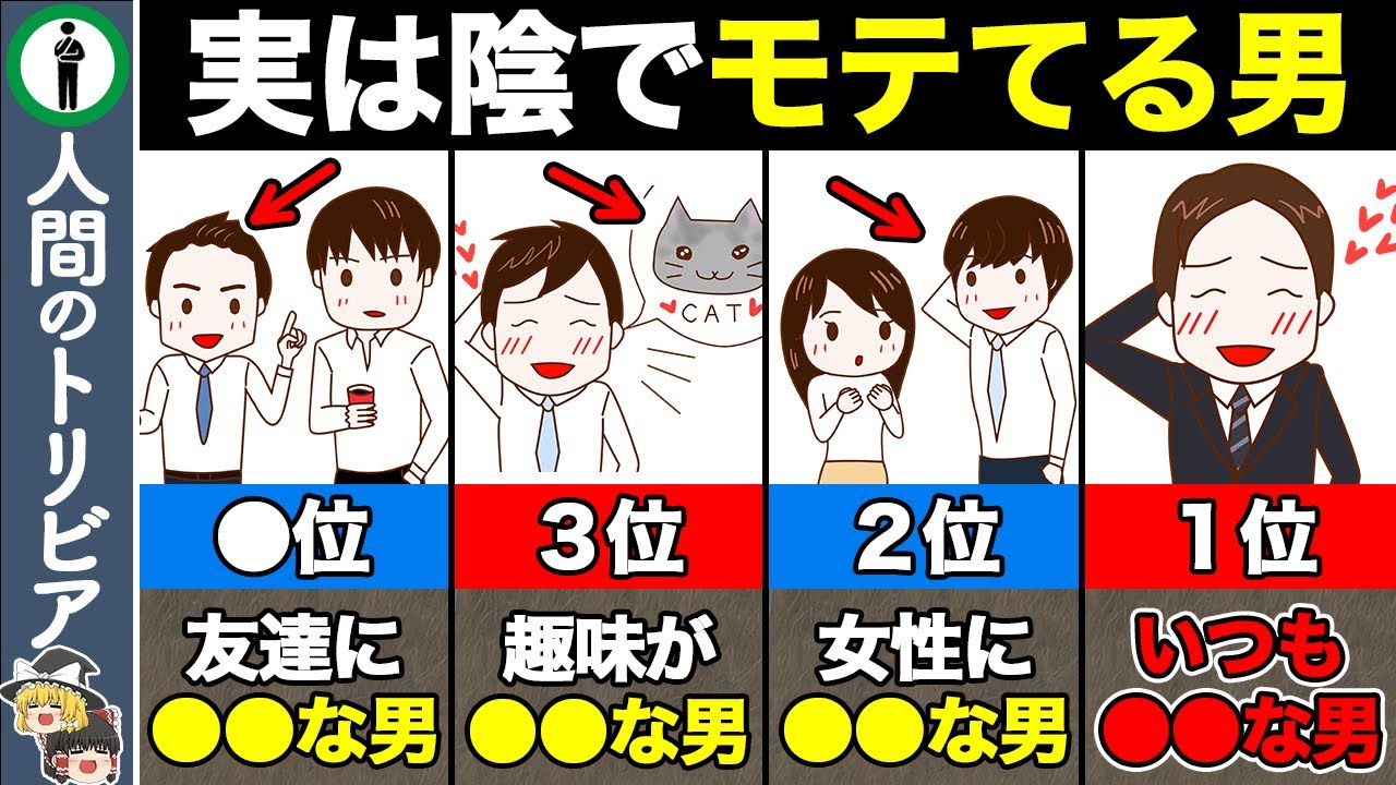 【TOP8】実は陰でモテてる！隠れモテ男子の特徴