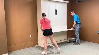 Installing A Murphy Bed Stay Level Desk To The Murphy Bed