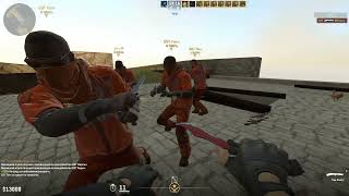 CS 2. Zombie Escape Mod. Map: ze_chicken_lords_tower_bp (test zombie escape mod)