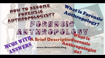 Forensic Anthropology with MCQs