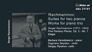 Rachmaninov&#39;s beautiful Elegy for Piano Trio