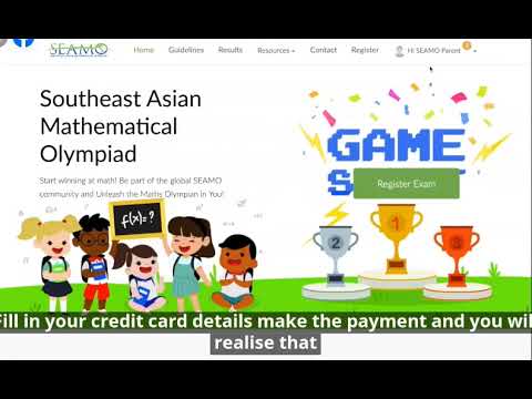 SEAMO MALAYSIA - Registration Tutorial Video