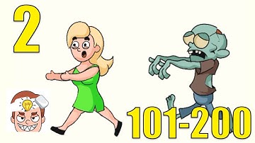 Delete One Part: Erase Puzzle  Walkthrough Part 2 All Levels 101 - 200 (Android) Gameplay Solution