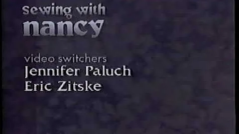 1995 94 Sewing With Nancy Tips - Credits Clip