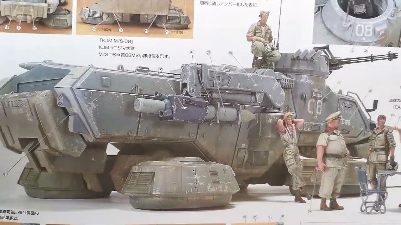 Bandai 1/35 UC Hardgraph Platoon Briefing Set - Part 1 - Assembly