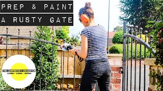 Painting a Rusty Metal Gate (Restoration) | The Carpenter's Daughter