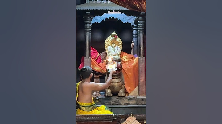സരസ്വതി മണ്ഡപത്തിൽ രാത്രി പൂജ ആരതി അമ്മേ മൂകാംബികേ ശരണം 🙏💐….