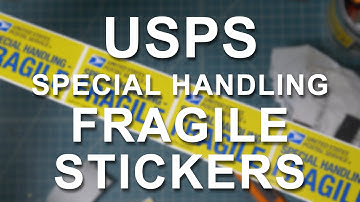 SUPPLY: SPECIAL HANDLING FRAGILE - FREE TAPE FROM USPS
