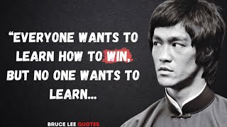 Bruce Lee's Quotes which are better Known in Youth to Not to Regret in Old Age|Quotes English And