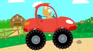 Super car song - Meow Meow Kitty Songs and cartoons for kids screenshot 5