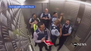 Police Fill Elevator Silence With Sick Beats