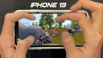 IPHONE 13 HANDCAM IN 2025 🔥/ HDR+ Extreme PUBG Gaming Test😍/ NEW IOS 18.5 Livik Gameplay!