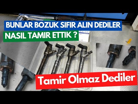 BU ENJEKTÖRLER TAMİR OLMAZ DEMİŞLER ! TAMİR ETTİK I BAŞTAN SONA ENJEKTÖR TAMİR VE TEMİZLİK AŞAMALARI