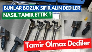 BU ENJEKTÖRLER TAMİR OLMAZ DEMİŞLER ! TAMİR ETTİK I BAŞTAN SONA ENJEKTÖR TAMİR VE TEMİZLİK AŞAMALARI