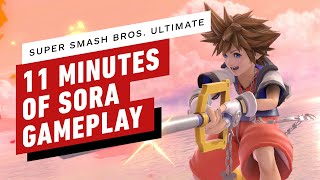 Super Smash Bros. Ultimate - 11 Minutes of Sora Gameplay