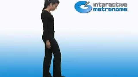 Interactive Metronome Exercise #13 - Balance Left Foot, Tap Right Toe