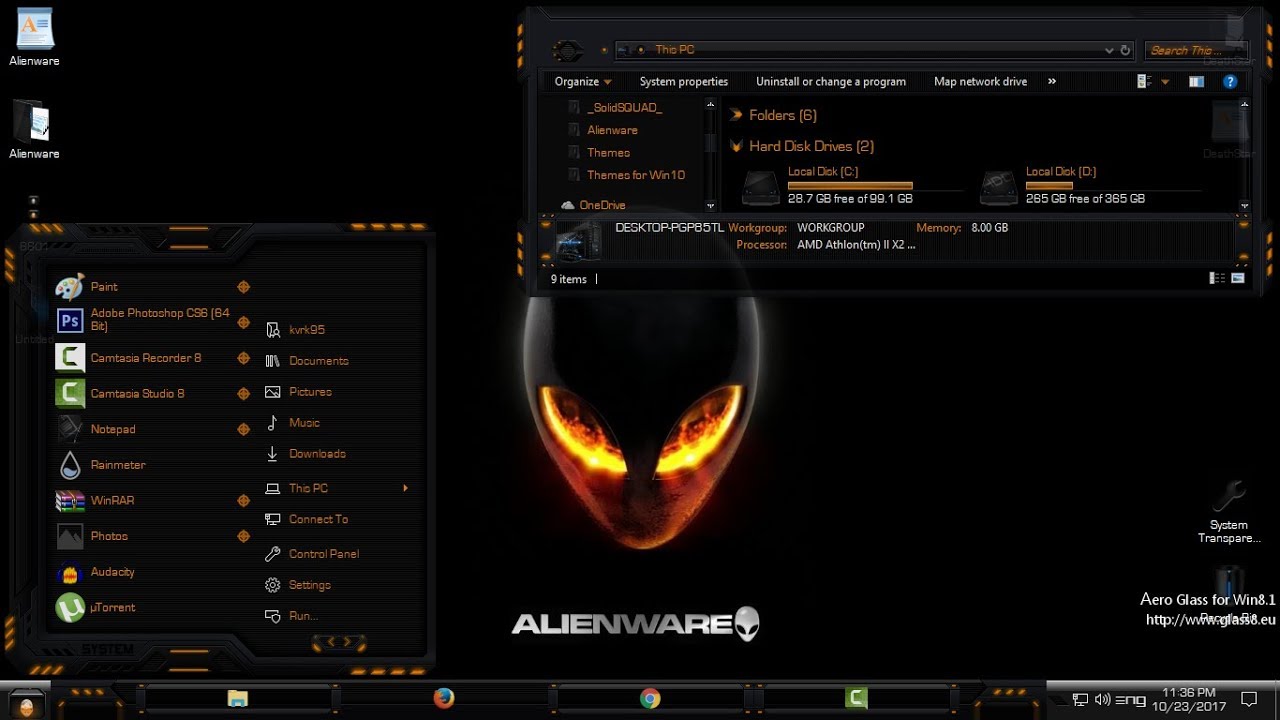 alienware desktop software for windows 10