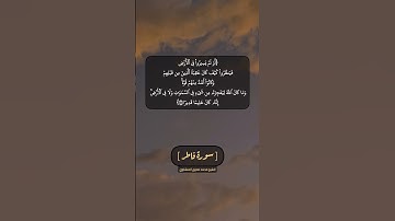 سورة فاطر الآية ٤٤ بصوت الشيخ محمد صديق المنشاوي