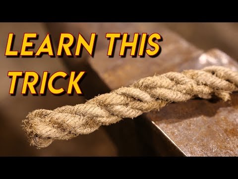 How to Back Splice a Rope 