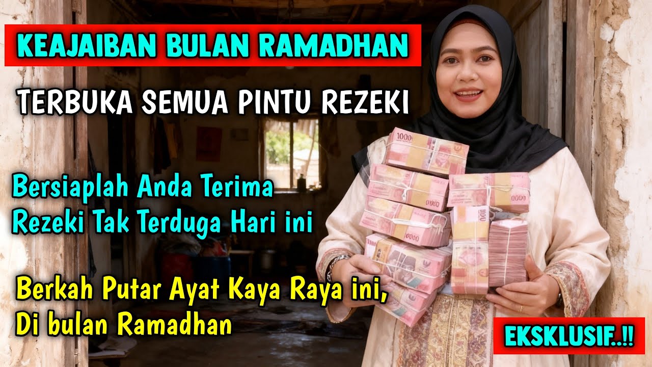 KEAJAIBAN BULAN RAMADHAN - Pembuka Pintu Rezeki Dari Segala Penjuru | Datangkan Kekayaan Melimpah