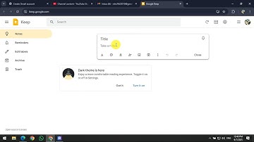 How To Use Google Keep in Gmail