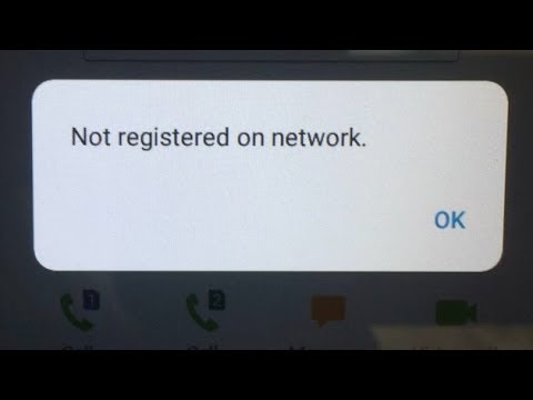 samsung galaxy not registered on network -  Android