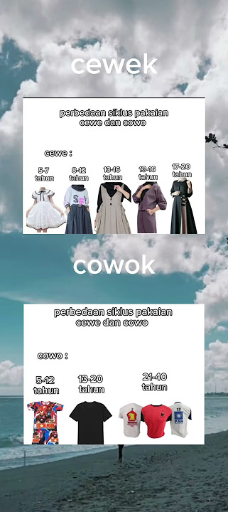 cewek beda tahun beda model, kalok cowok mah Seadanya #fypppppppppppppppppppp