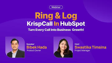 Ring and Log KrispCall in HubSpot: Turn Every Call into Business Growth!