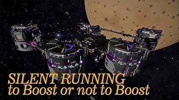 Elite:Dangerous. Silent Running - to Boost or not to Boost