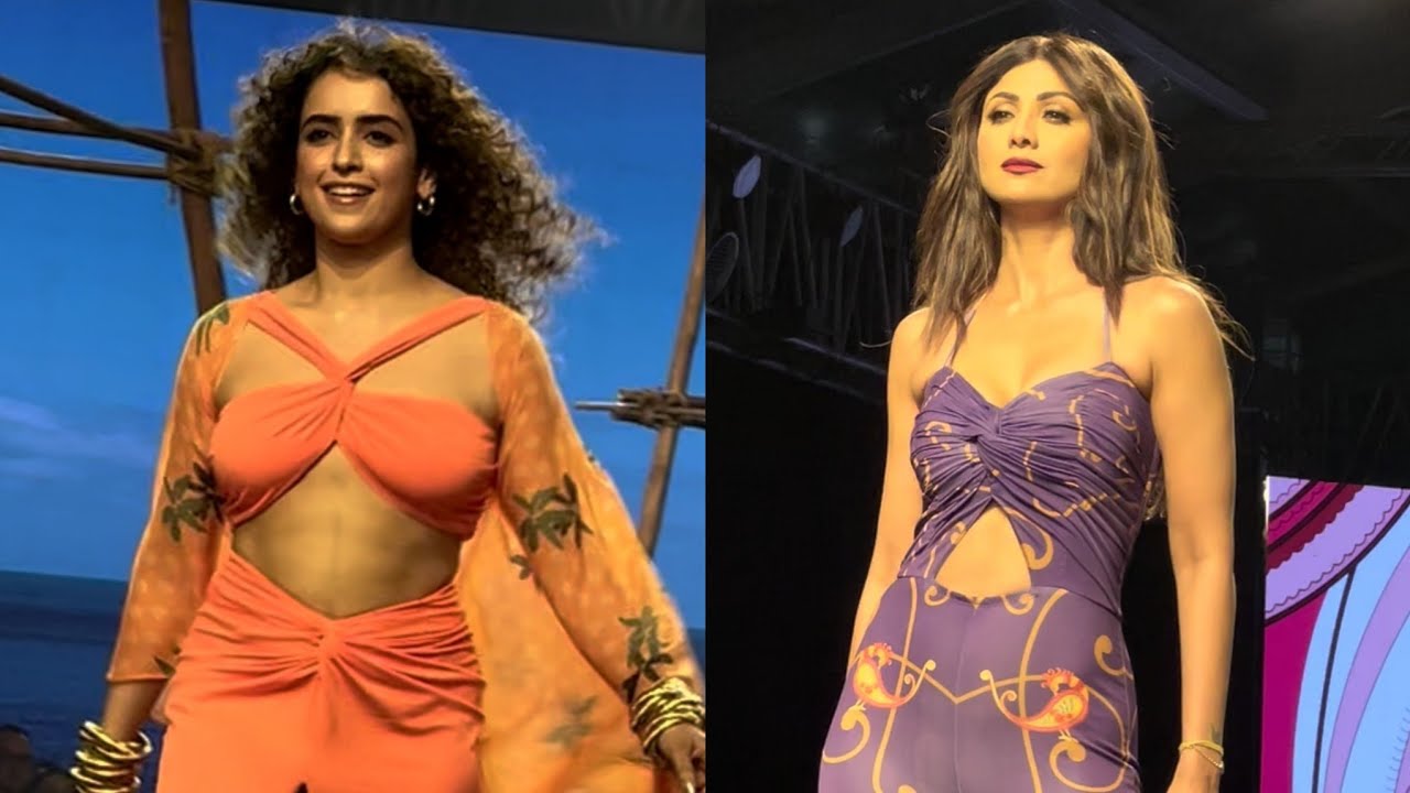 Shilpa Shetty and Sanya Malhotra Ramp Walk At Lakme Fashion Week 2023