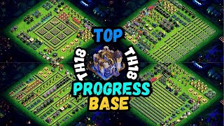 TH18 PROGRESS BASE WITH LINK.....LINK IN DESCRIPTION⬇️ #th18#th18basewithlink#clashofclansvideos#coc