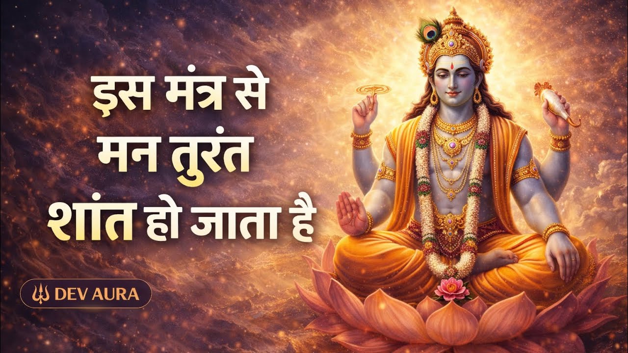 ॐ नमो भगवते वासुदेवाय 🙏 श्री विष्णु का दिव्य मंत्र | Om Namo Bhagavate Vasudevaya