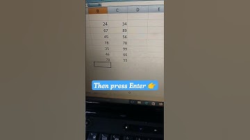 MS Excel short cut keys to add numbers #computer #shorts