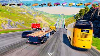 Full Throttle INSANE Long Downhill Mayhem! | BeamNG.drive Epic Crashes & Speed Test #119 screenshot 1