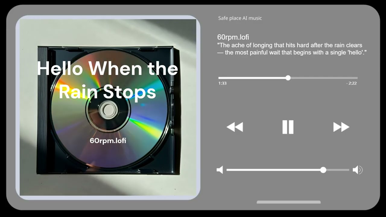 Hello When the Rain Stops - 60rpm.lofi