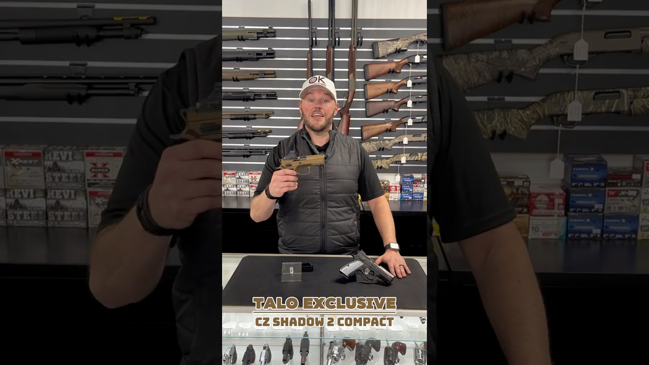 Talo’s CZ Shadow 2 Compact comes in Burnt Bronze with G10 Grips & a Holosun 508T! 