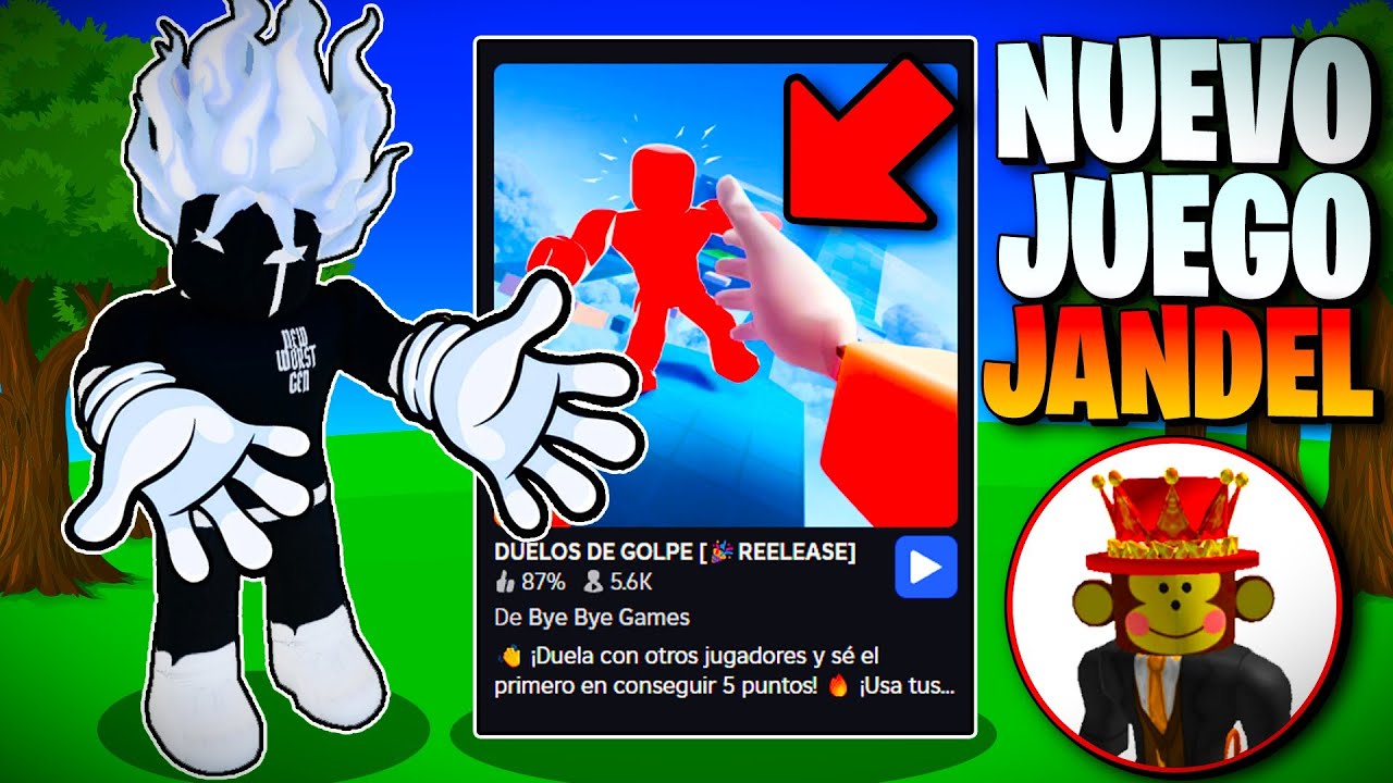 ASI ES EL NUEVO JUEGO de JANDEL en ROBLOX🤯 - YouTube