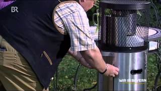 Terrasheater Enders CosyPolo 2.0 RVS live op Bayern3 TV - YouTube