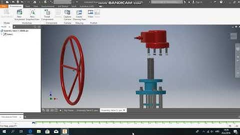 High pressure Globe Valve 3¨2500lb - Inventor presentation