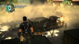 Just Cause 2 huge car explosion
