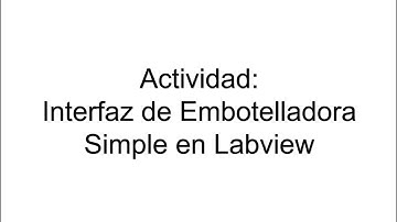 Embotelladora Labview