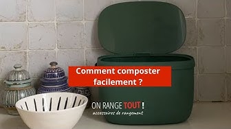 Seau à compost de cuisine design - 7 litres - ON RANGE TOUT