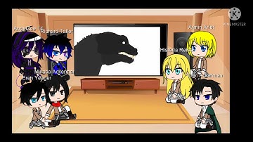 Aot react to If Godzilla was in Pacific rim Slick