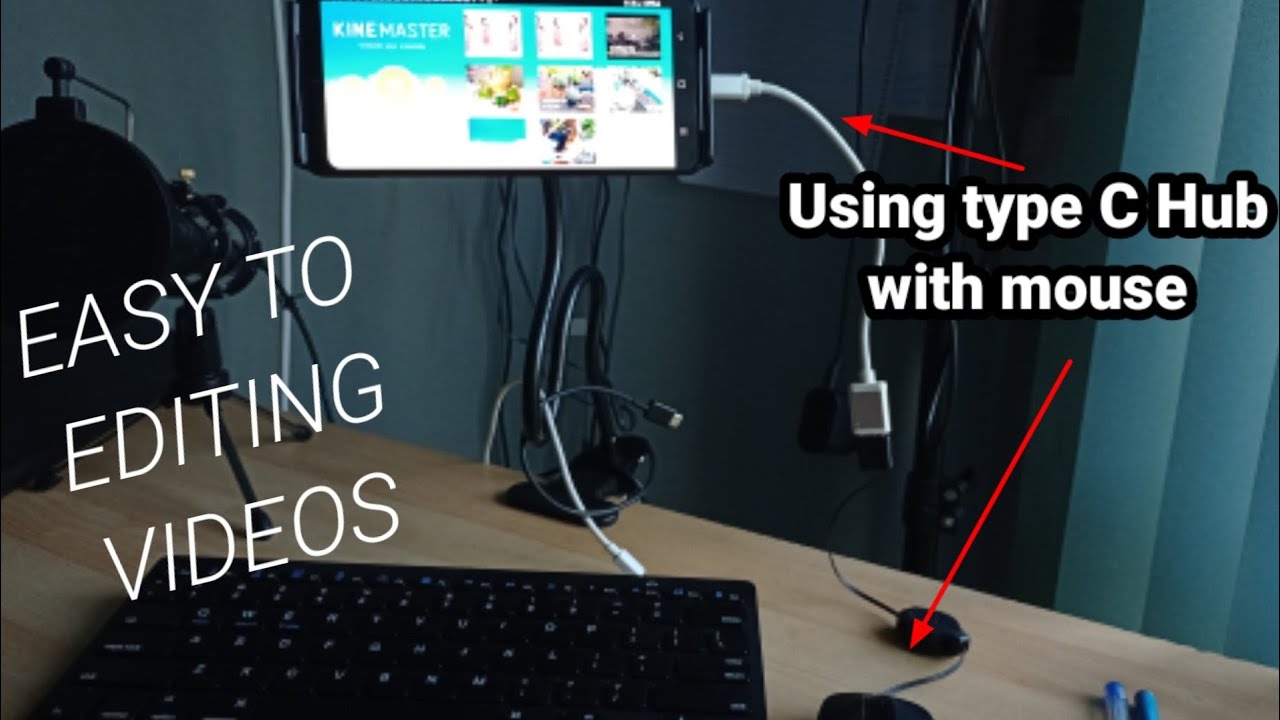 Easy to Editing videos using type C Hub with mouse|| Phil-Aus Vlogger