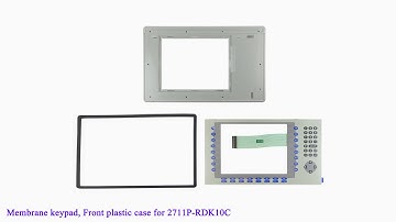 2711P-RDK10C Front Plastic Case, Membrane Keypad for PanelView Plus 1000