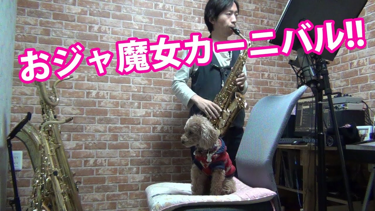 楽譜あり おジャ魔女カーニバル おジャ魔女どれみ サックスで吹いてみた Ojamajo Doremi Ojamajo Carnival Alto Saxophone Cover Youtube